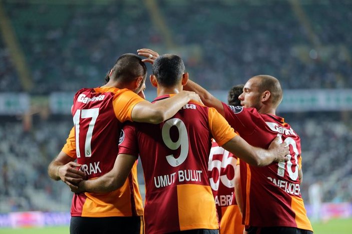 Galatasaray Konya'dan 3 puanla döndü