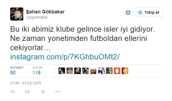 Şahan Gökbakar'dan Galatasaray isyanı