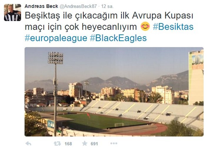 Adreas Beck'ten güldüren Şampiyonlar Ligi tweeti