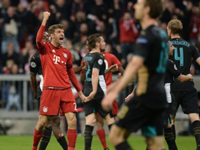 Bayern Münih Şampiyonlar Ligi'nde Arsenal'i farklı yendi