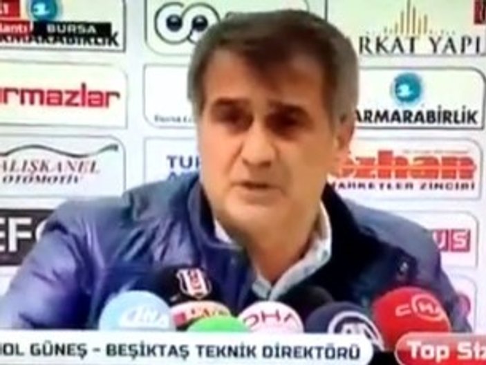 Şenol Güneş'ten Bursa maçı sonrası açıklama