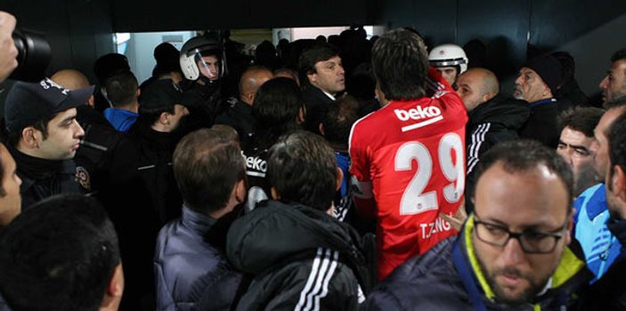 Bursa'da maç sonu ortalık karıştı