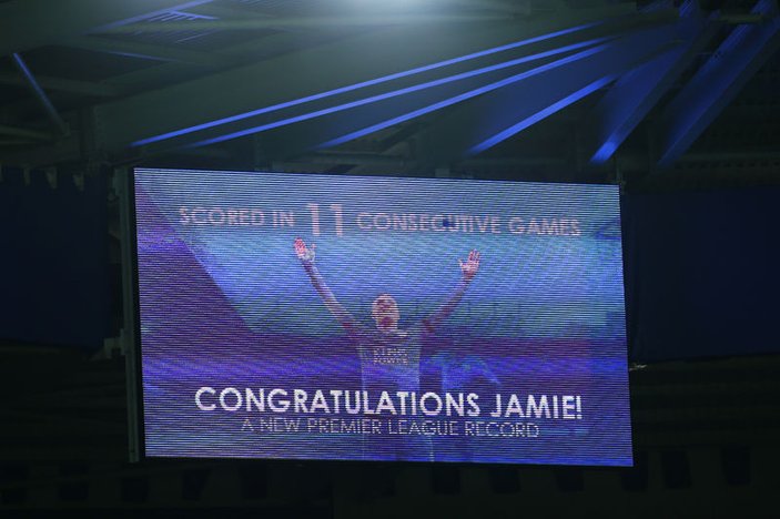 Jamie Vardy Premier Lig’de tarihe geçti