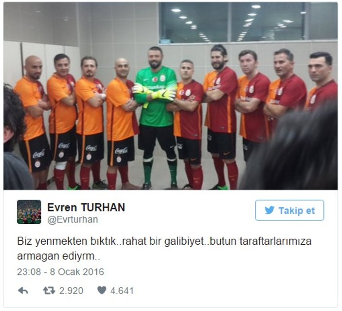 Galatasaraylı Evren Turhan Fenerbahçelileri kızdırdı