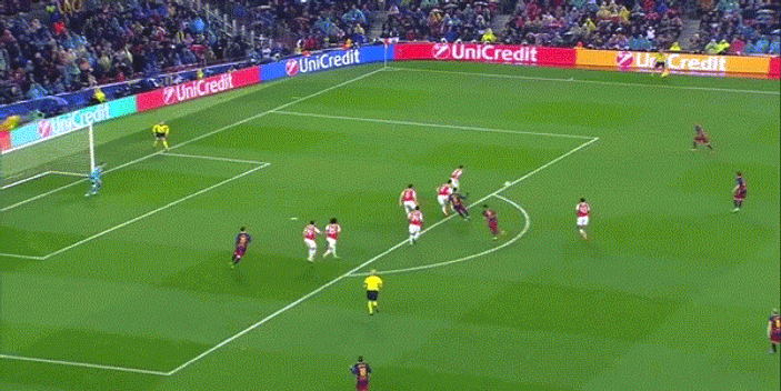 Suarez'den Arsenal'e nefis vole - İZLE