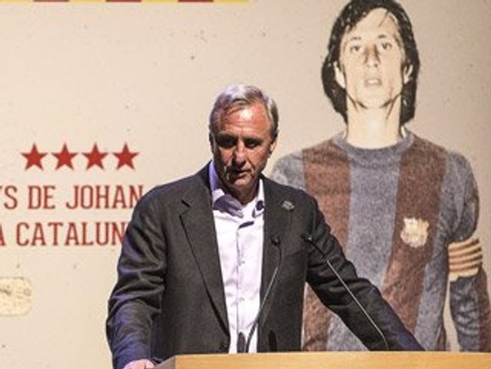 Futbol camiasından Johan Cruyff mesajları