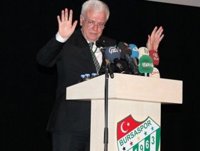 Bursaspor Başkanı: Fikret Orman'dan sözü aldım