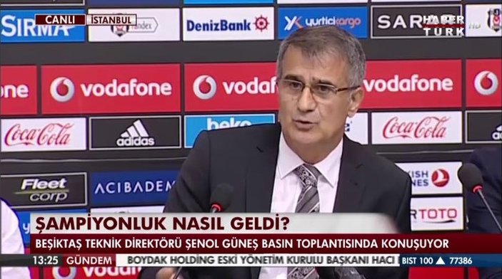 Şenol Güneş: Gökhan Töre'nin oynamaması beni üzüyor