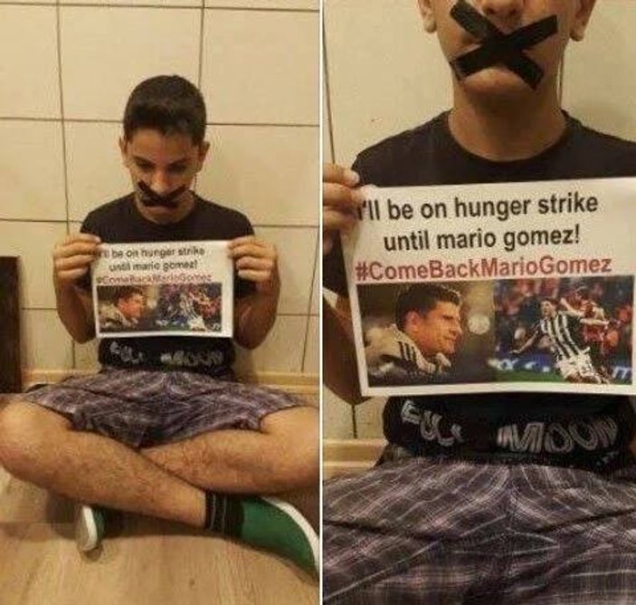 Beşiktaşlılar Gomez için açlık grevine başladı
