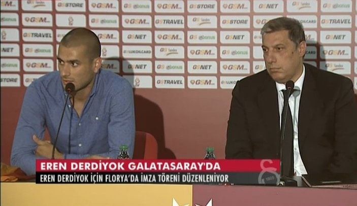 Galatasaray Eren Derdiyok'a 3 yıllık imza attırdı