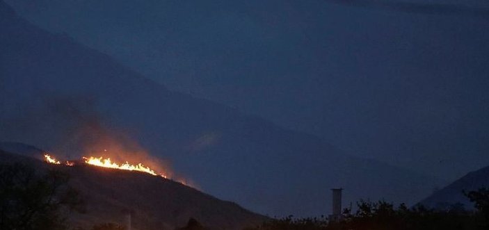 Rio'da korkutan yangın