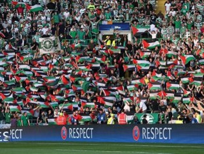 Celtic taraftarı Filistin için yardım kampanyası düzenled