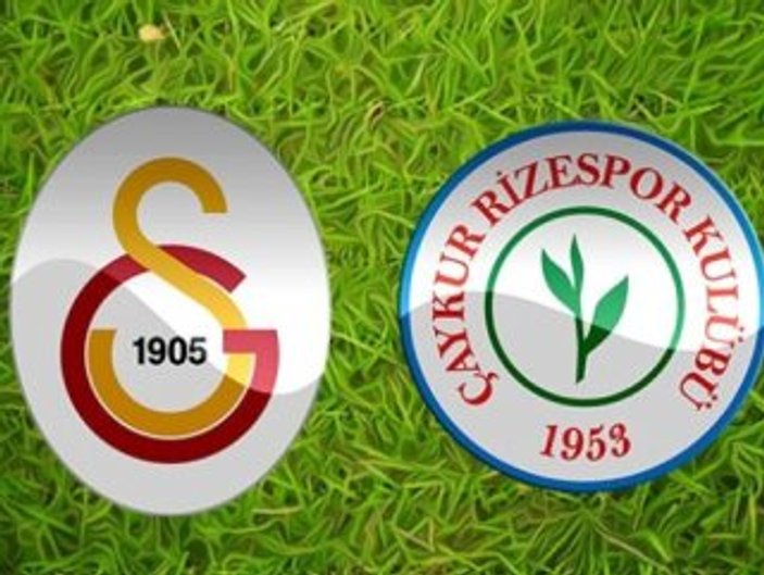 Galatasaray-Çaykur Rizespor maçı muhtemel 11'leri
