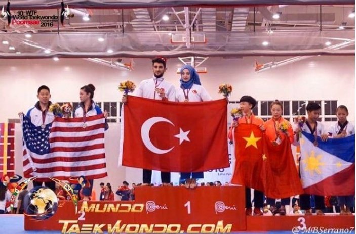 Emirhan Muran-Kübra Dağlı çifti dünya şampiyonu oldu