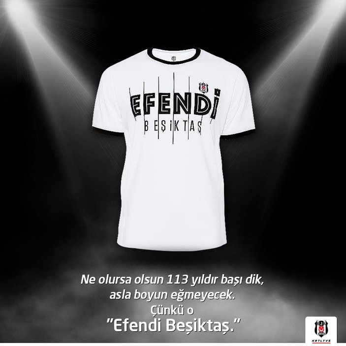 Beşiktaş yeni sloganını açıkladı: Efendi Beşiktaş