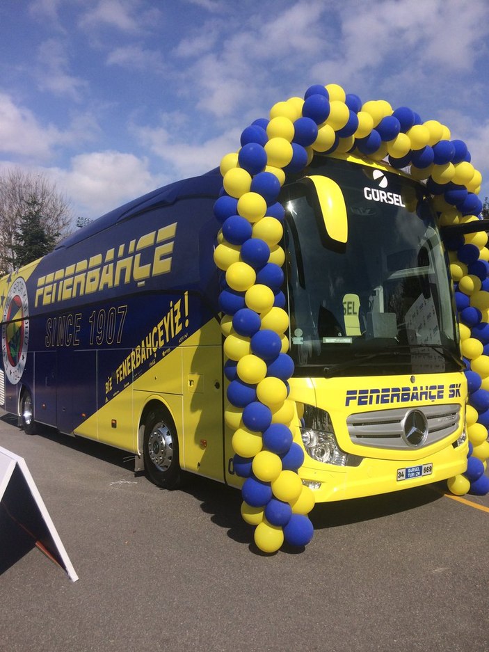 Fenerbahçe'ye zırhlı otobüs