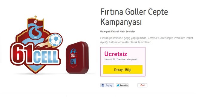 Trabzonspor taraftarı hediye internet kazanamıyor
