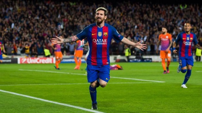 Barcelona-Manchester City maçında Messi şov
