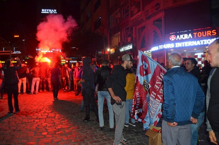 Trabzon'da galibiyet sevinci