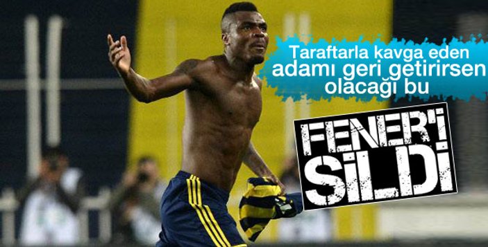 Fenerbahçe'den Emenike'ye çifte ceza