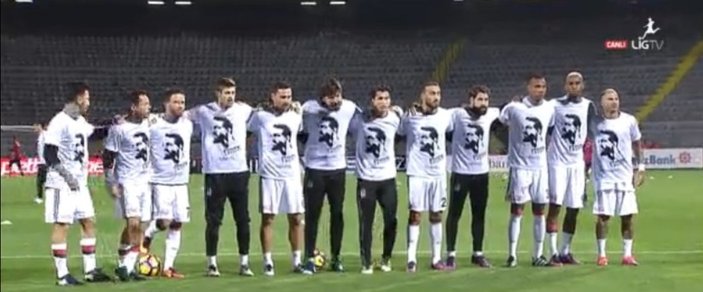 Beşiktaşlı oyunculardan Caner Erkin'e destek