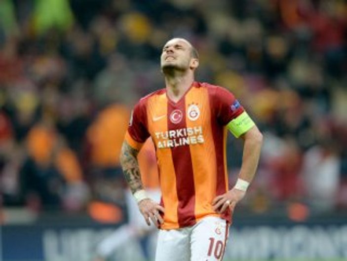 Galatasaray'ın Adanaspor maçı kadrosunda Sneijder yok
