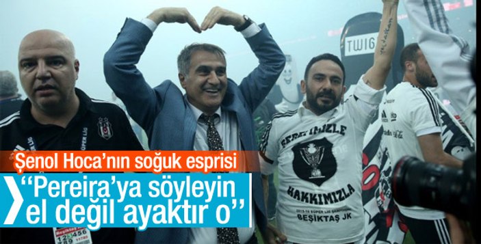 Şenol Güneş'ten soğuk espri - İZLE