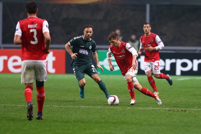 Atiker Konyaspor Avrupa Ligi'nde Braga'ya yenildi