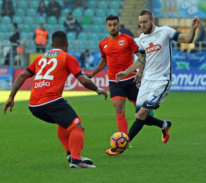 Rize'de 4 gol var kazanan yok