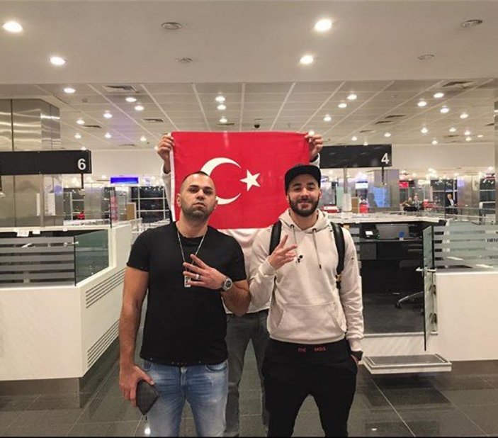 Karim Benzema Türkiye'ye geldi