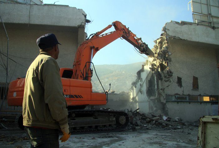Bursaspor'un stadı yıkılıyor
