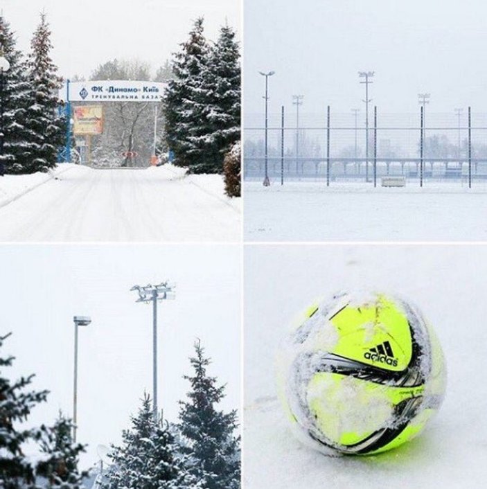 Beşiktaş'ı Kiev'de bekleyen kar