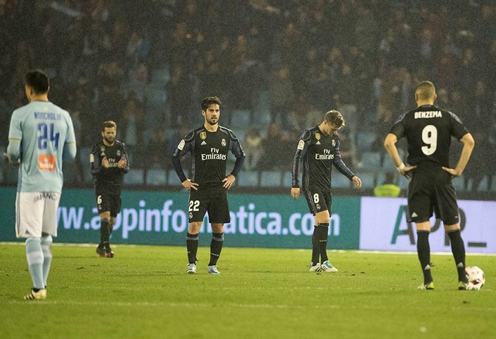 Real Madrid Kral Kupası'nda Celta de Vigo'ya elendi