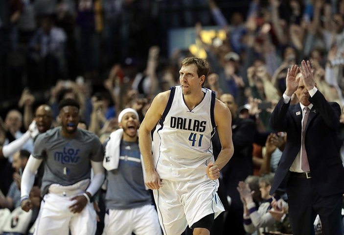 Nowitzki NBA tarihine geçti