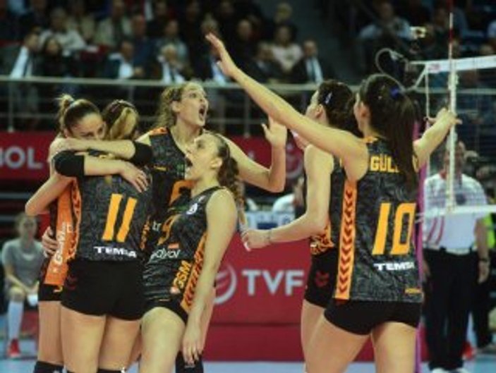 Kadınlar Voleybol Ligi'nde Galatasaray finalde