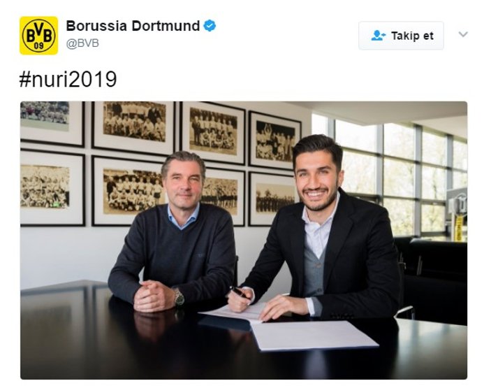 Nuri Şahin Borussia Dortmund'la sözleşme uzattı