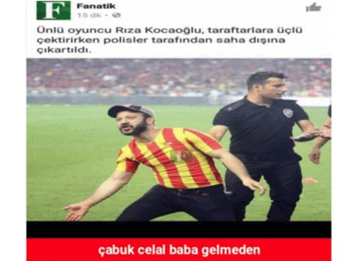 Göztepe-Eskişehir maçının güldüren capsleri