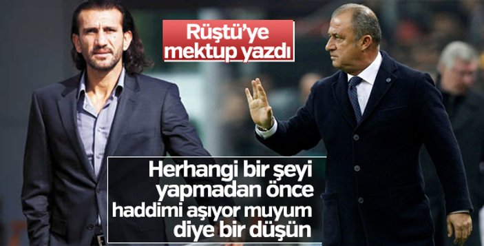 Rüştü'den Fatih Terim'e cevap