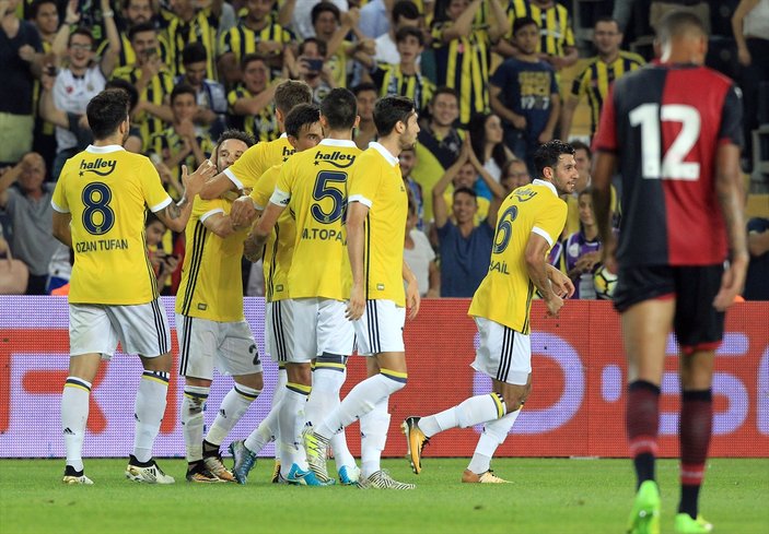 Fenerbahçe son hazırlık maçında Cagliari'yi yendi