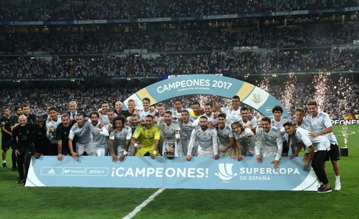 Real Madrid İspanya Süper Kupası'nı kazandı