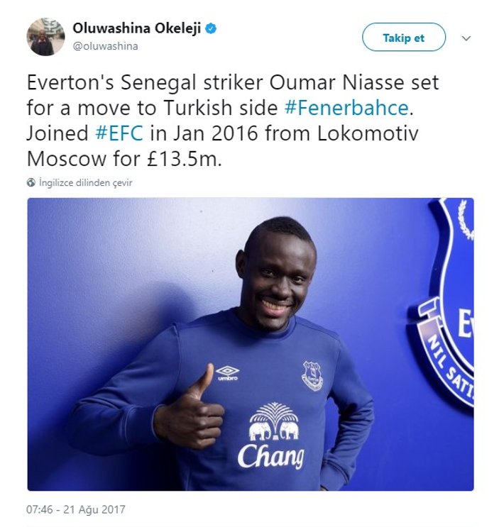 Fenerbahçe Oumar Niasse'ı alıyor