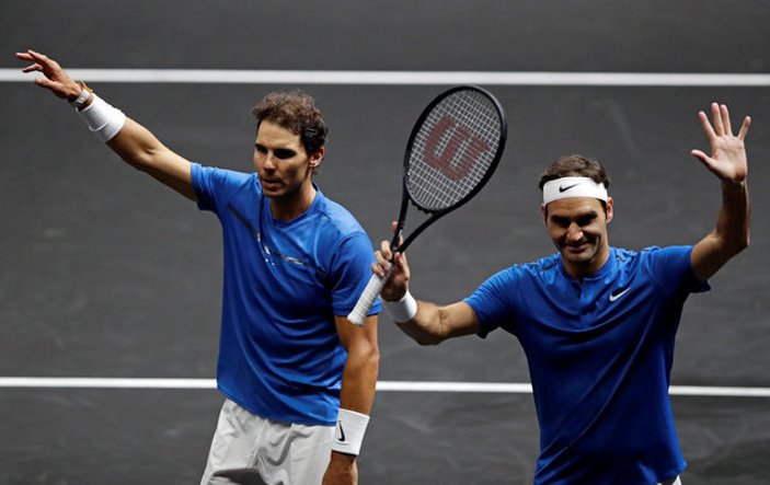Nadal-Federer çifti ilk maçını kazandı