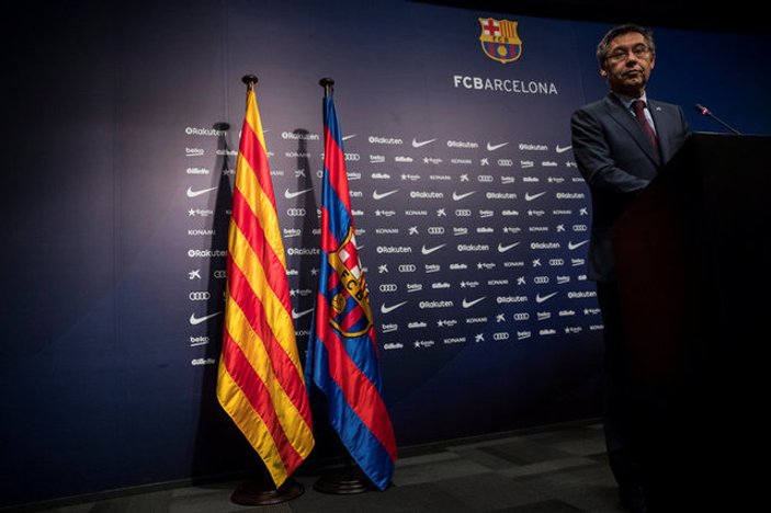 Barcelona Başkanı Bartomeu'dan grev kararına destek
