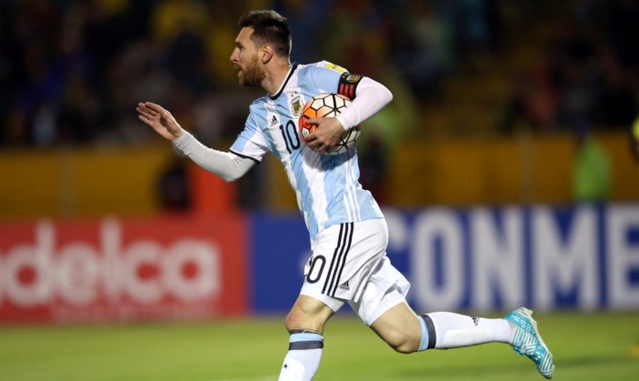 Messi Arjantin'i Dünya Kupası'na taşıdı