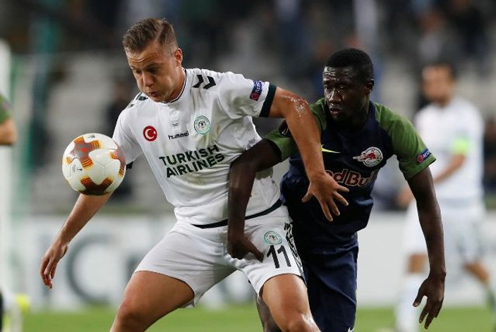 Avrupa Ligi'nde Konyaspor, Salzburg'a mağlup oldu