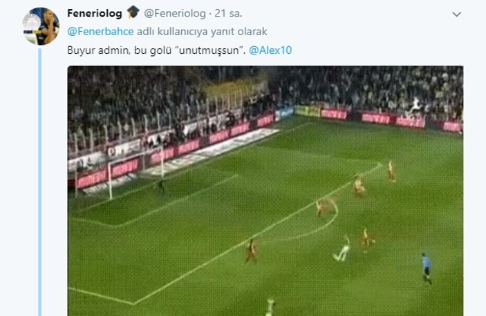 Fenerbahçe'nin Galatasaray'a attığı goller