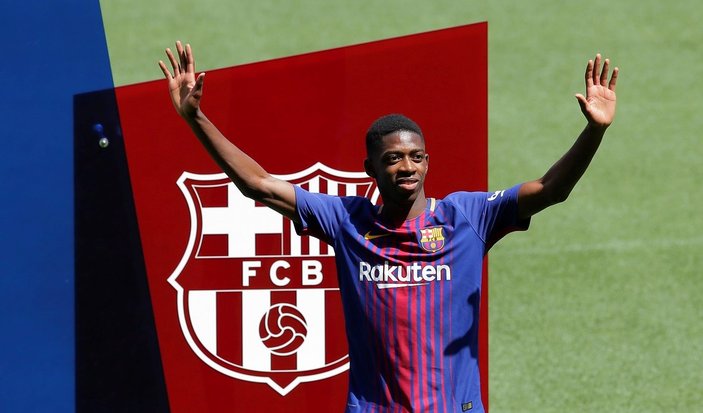 Dembele El Clasico'da sahada