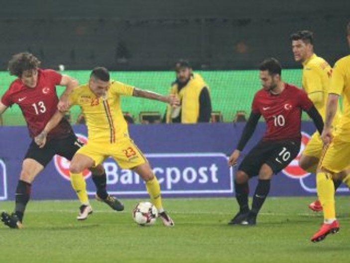 Milliler hazırlık maçında Romanya'ya yenildi