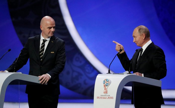 Dünya Kupası'nda ilk konuşma Putin'den