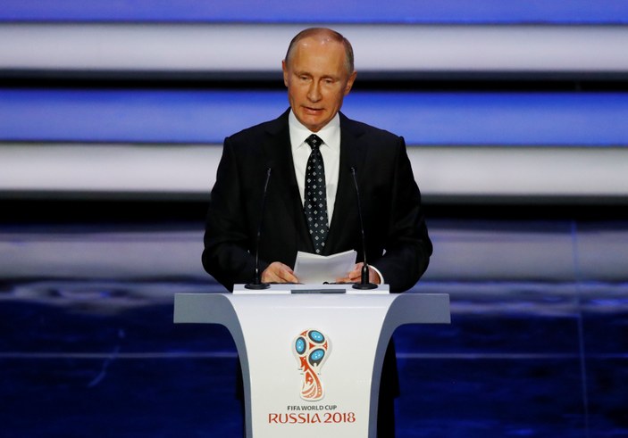 Dünya Kupası'nda ilk konuşma Putin'den